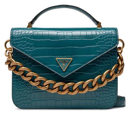 Guess Retour Γυναικεία Τσάντα Μπλε