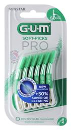 GUM Soft Picks Pro Large Μεσοδόντιες Οδοντογλυφίδες Large Πράσινες 30τμχ