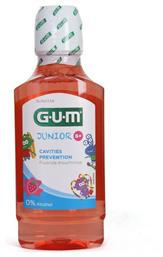 GUM Στοματικό Διάλυμα Junior 300ml με Γεύση Φράουλα για 6+ χρονών