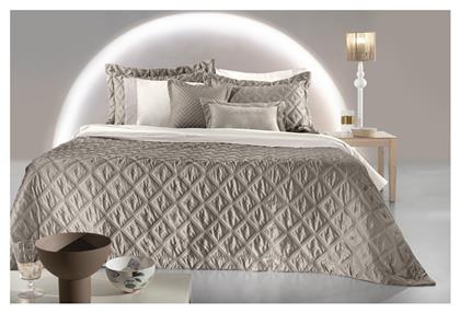 Guy Laroche Fiera Σετ Κουβερλί Υπέρδιπλο Microfiber Taupe 240x250cm