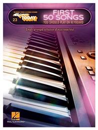 Hal Leonard First 50 Songs You Should Play on Keyboard: E-Z Play Today Volume 23 Παρτιτούρα για Πιάνο