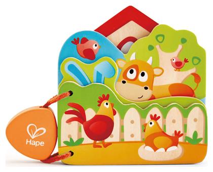 Hape Baby's Farm Animal Book για 10+ Μηνών