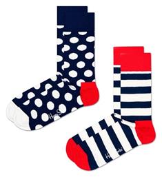 Happy Socks Big Dot Unisex Κάλτσες με Σχέδια Πολύχρωμες 2Pack