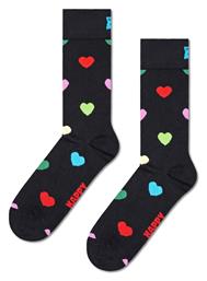 Happy Socks Heart Sock Γυναικείες Κάλτσες Black