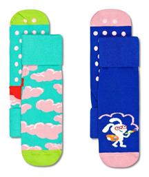 Happy Socks Παιδικές Κάλτσες Μακριές Kids Πολύχρωμες 2 Ζευγάρια