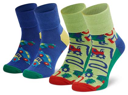 Happy Socks Παιδικές Κάλτσες Μακριές Πολύχρωμες 2 Ζευγάρια