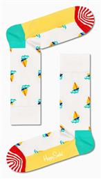 Happy Socks Unisex Κάλτσες με Σχέδια Μπεζ