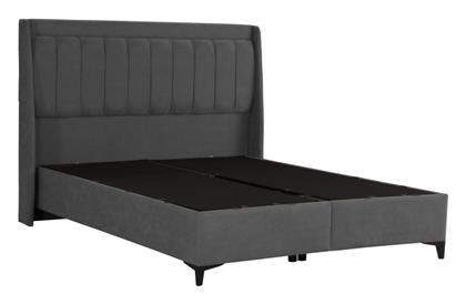 Harmony Κρεβάτι Υπέρδιπλο με Αποθηκευτικό Χώρο για Στρώμα 160x200cm Γκρι