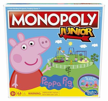 Hasbro Επιτραπέζιο Παιχνίδι Monopoly Junior Peppa Pig για 2-4 Παίκτες 5+ Ετών