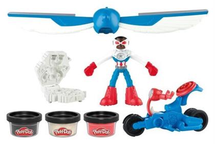 Hasbro Play-Doh Captain America για 3+ Ετών, 3τμχ