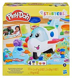 Hasbro Play-Doh Πλαστελίνη - Παιχνίδι για 3+ Ετών, 4τμχ Airplane Explorer