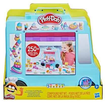 Hasbro Play-Doh Πλαστελίνη - Παιχνίδι Ice Cream Truck για 3+ Ετών, 5τμχ από το Toyscenter