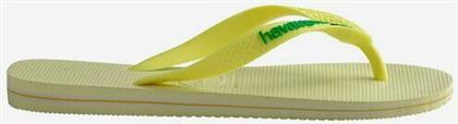 Havaianas Brasil Logo Σαγιονάρες σε Πράσινο Χρώμα