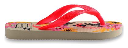 Havaianas Παιδικές Σαγιονάρες Flip Flops Μπεζ Flores