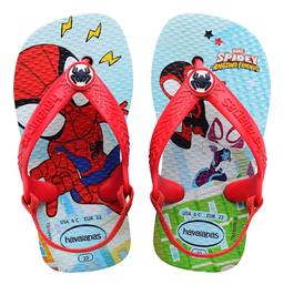 Havaianas Παιδικές Σαγιονάρες Flip Flops Κόκκινες Baby Marvel από το Favela