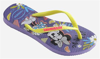 Havaianas Παιδικές Σαγιονάρες Flip Flops Minnie Μωβ Slim Disney Cool από το Outletcenter