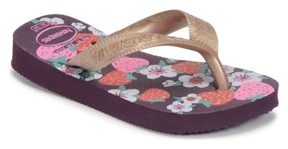 Havaianas Παιδικές Σαγιονάρες Flip Flops Μωβ Flores από το Z-mall