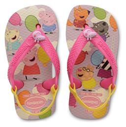 Havaianas Παιδικές Σαγιονάρες Peppa Pig Ροζ από το Altershops