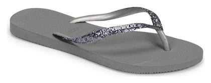 Havaianas Slim Glitter II Σαγιονάρες σε Ασημί Χρώμα