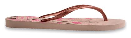 Havaianas Slim Organic Floral Ballet Σαγιονάρες σε Ροζ Χρώμα