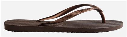 Havaianas Slim Σαγιονάρες σε Καφέ Χρώμα