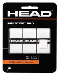 Head Prestige Pro Overgrip Λευκό 3τμχ