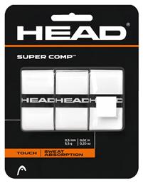 Head Super Comp Overgrip Λευκό 3τμχ