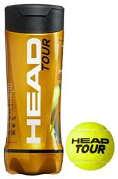 Head Tour Μπαλάκια Τένις για Τουρνουά 3τμχ