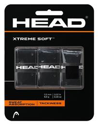 Head Xtreme Soft Overgrip Μαύρο 3τμχ από το Zakcret Sports