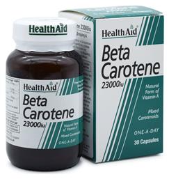 Health Aid Beta Carotene Βιταμίνη για τo Δέρμα 23000iu Πορτοκάλι 30 κάψουλες από το Pharm24