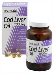 Health Aid Cod Liver Oil Μουρουνέλαιο Κατάλληλο για Παιδιά 1000mg 30 μαλακές κάψουλες