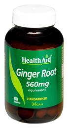 Health Aid Ginger Root 560mg 60 ταμπλέτες