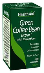 Health Aid Green Coffee Bean with Chronium 60 κάψουλες από το Pharm24