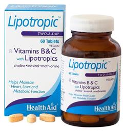 Health Aid Lipotropics with Vitamins B & C 60 ταμπλέτες