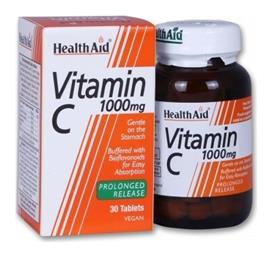 Health Aid Vitamin C Bioflavonoids 30 tabs Βιταμίνη για Ενέργεια & Ανοσοποιητικό 1000mg 30 ταμπλέτες από το Pharm24