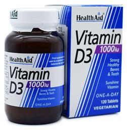 Health Aid Vitamin D3 Βιταμίνη 1000iu
