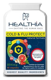 Healthia Cold Flu Protect 894mg 60 κάψουλες από το Pharm24