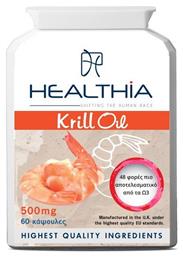 Healthia Krill Oil 500mg 60 κάψουλες