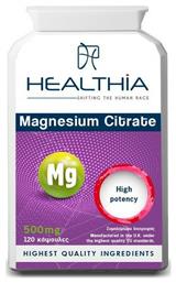 Healthia Magnesium Citrate 500mg 120 κάψουλες από το Pharm24