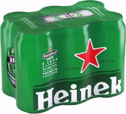 Heineken Lager Κουτί 6x330ml Κωδικός: 6245473