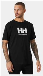 Helly Hansen Heh Ανδρικό T-shirt Κοντομάνικο Μαύρο