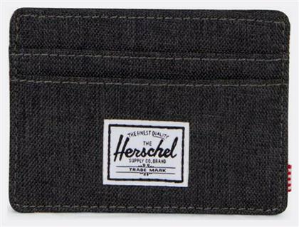 Herschel Charlie Ανδρικό Πορτοφόλι Καρτών με RFID Μαύρο