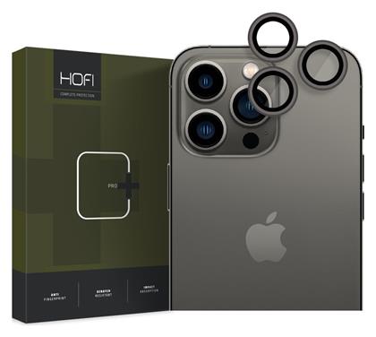 Hofi Camring Pro+ Προστασία Κάμερας Tempered Glass Μαύρο για το iPhone 15 Pro / 15 Pro Max