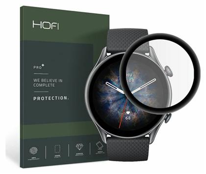 Hofi Hybrid Pro+ Full Face Tempered Glass Black (Amazfit GTR 3 Pro) από το Uniqueshop