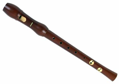 Hohner Sopranino Ξύλινη Φλογέρα Soprano Sweet Flute Γερμανική Καφέ