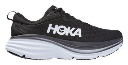 Hoka Bondi 8 Ανδρικά Αθλητικά Παπούτσια Running Μαύρα από το MybrandShoes