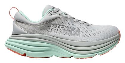 Hoka Bondi 8 Γυναικεία Αθλητικά Παπούτσια Running ΓΚΡΙ