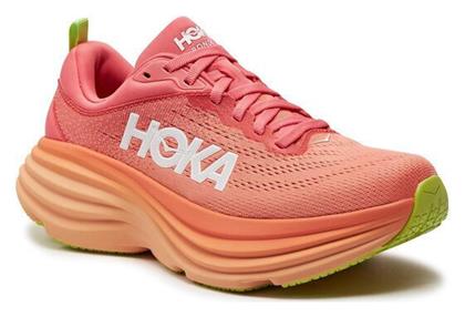 Hoka Bondi 8 Γυναικεία Αθλητικά Παπούτσια Running Πορτοκαλί