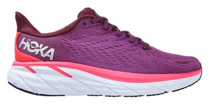 Hoka Clifton 8 Γυναικεία Αθλητικά Παπούτσια Running Ροζ από το MybrandShoes