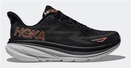 Hoka Clifton 9 Γυναικεία Αθλητικά Παπούτσια Running Μαύρα